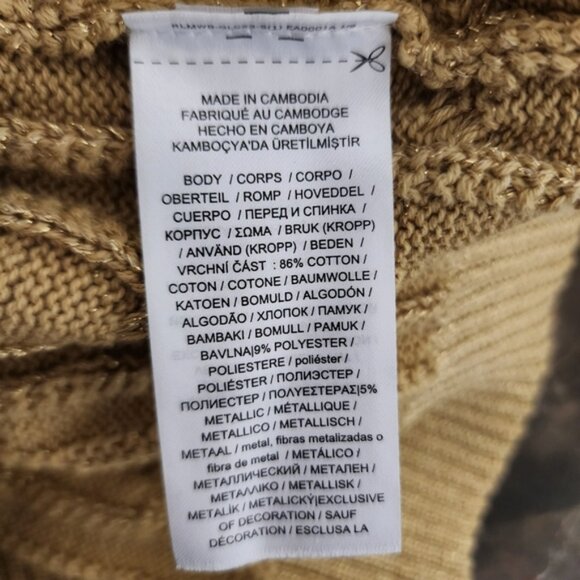 🔥Lauren Ralph Lauren Gold Sweater - Picture 11 of 11